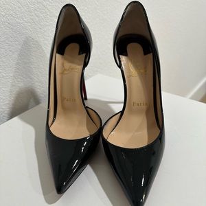 Christian Louboutin Heels Black Iriza 7.5